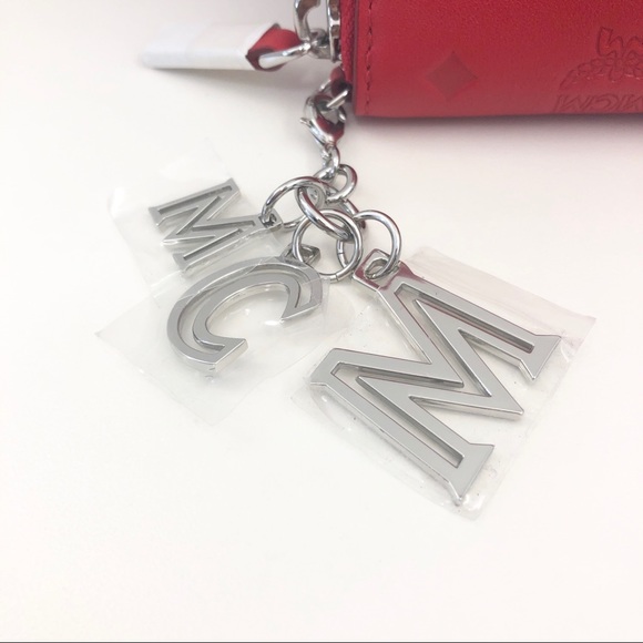 MCM Monogram Leather Zip Around Wallet w/C… - Picture 2 of 4